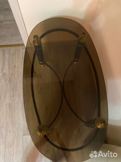 Стол стеклянный бу