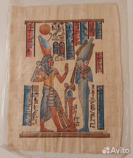 Картина на папирусе Египет