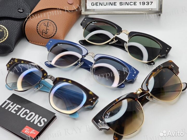 Очки Ray Ban 0316S Mega Clubmaster Green Стекло