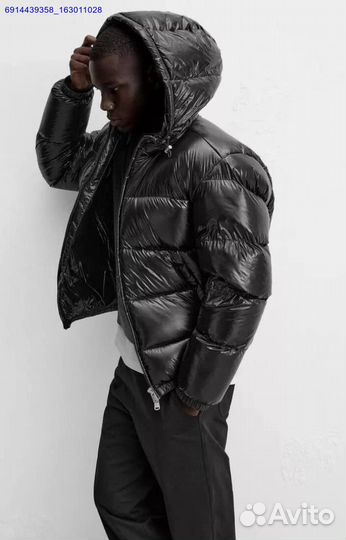 Пуховки Zara x Moncler глянцевый (Арт.49013)