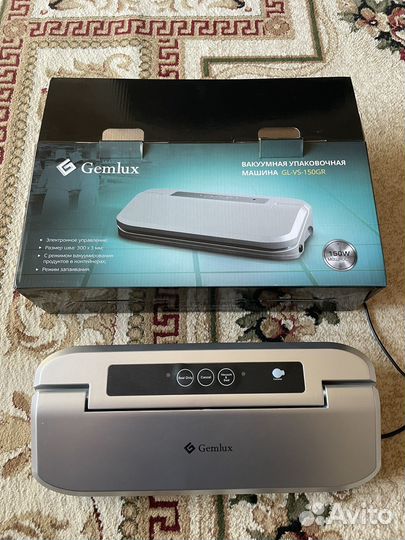 Вакуумный упаковщик Gemlux GL-VS-150GR