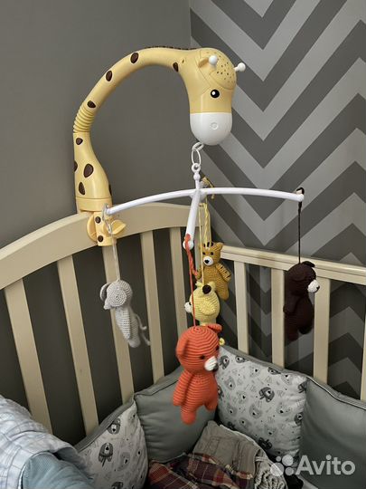 Мобиль на кроватку Жираф Zeimas