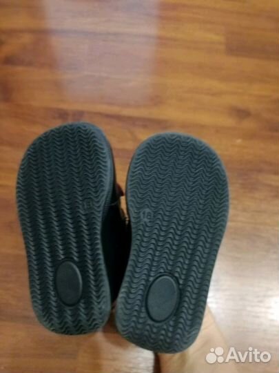 Кожаные ботинки