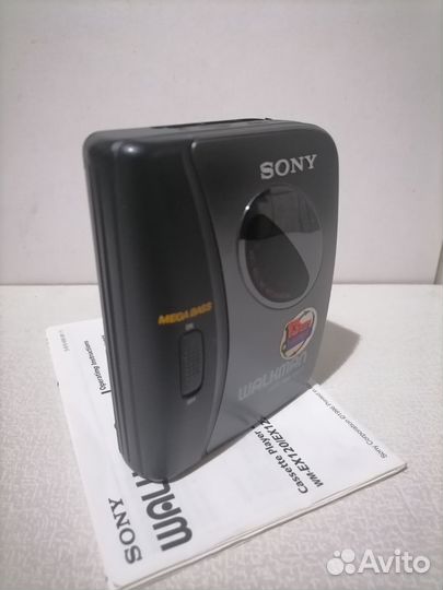 Кассетный плеер sony walkman wm ex122