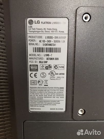 Монитор LG