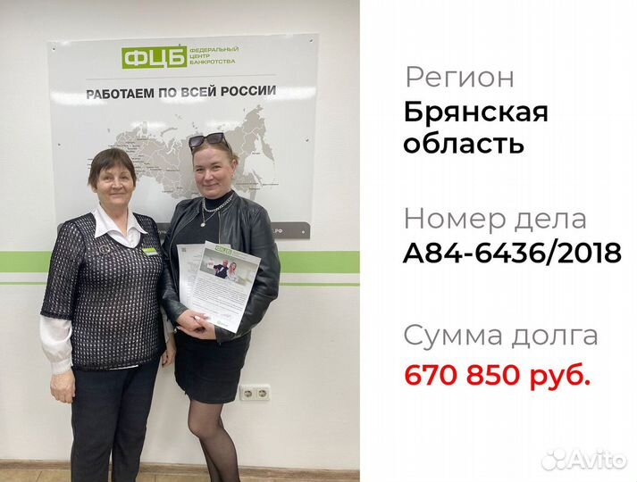 Банкротство физических лиц с гарантией, под ключ