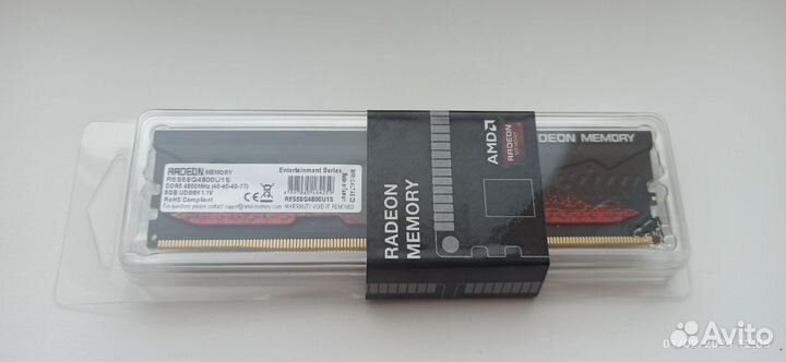 Оперативная память radeon DDR5 4800Mhz 8Gb udimm