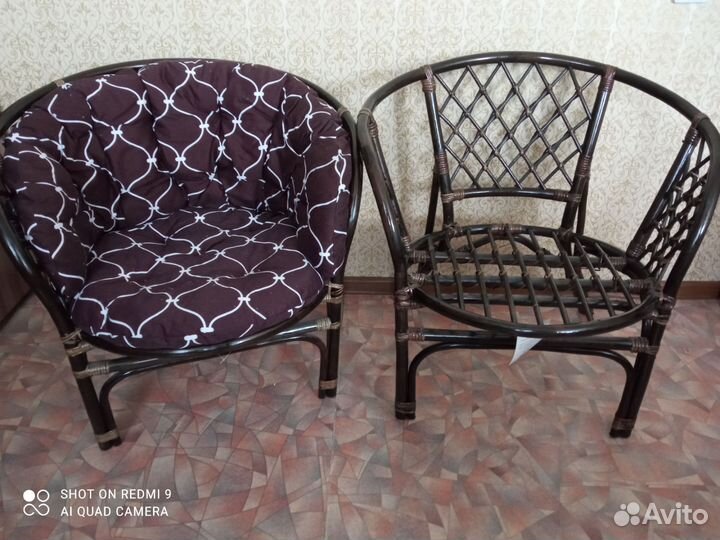 Кресло плетеное