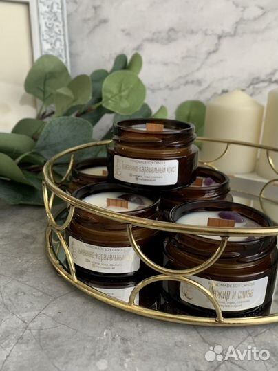 Арома свечи из соевого воска