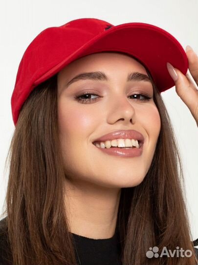 Кепка бейсболка женская красная Kangol