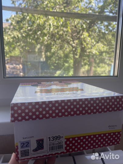 Детские резиновые сапоги 22 размер