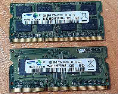 Оперативная память ddr3 для ноутбука