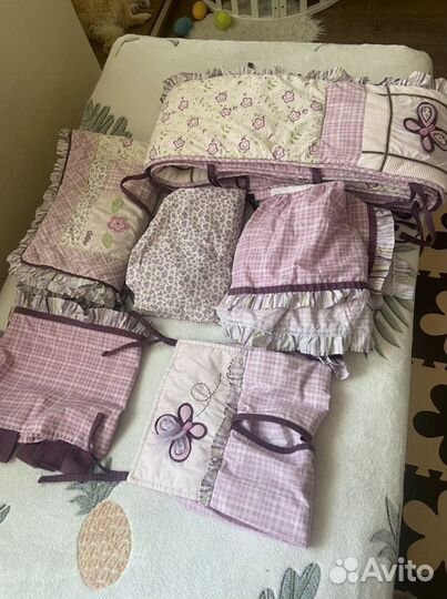 Комплект в кроватку, постельное белье из Америки