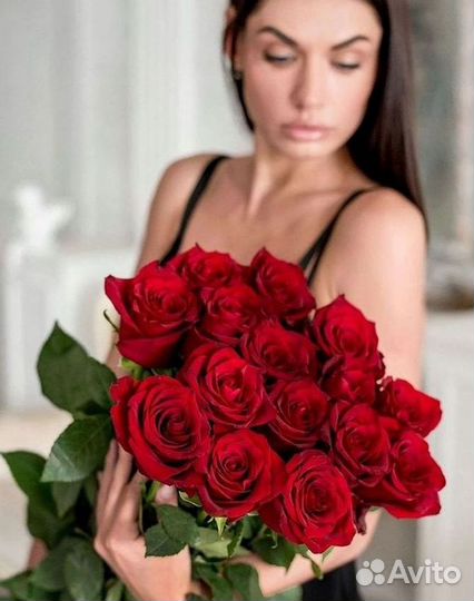 Цветы розы букеты 25 31 35 51 101 251 Доставка