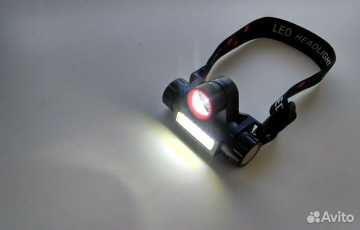 Фонарь налобный аккумуляторный