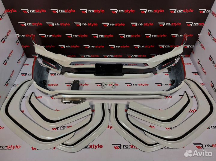 Обвес Toyota Land Cruiser 300 Modellista Белый GBT