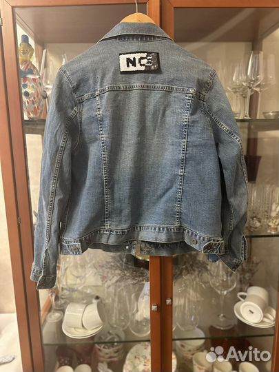 Джинсовая куртка женская uniqlo, xl