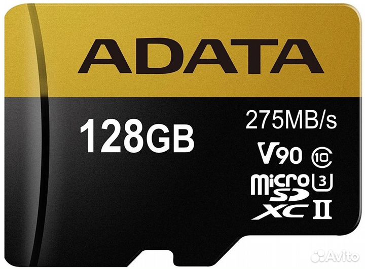 Adata MicroSdXc 128Gb UHS-II U3 V90 275