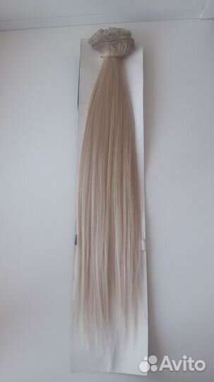 Накладные волосы на заколках искусственные