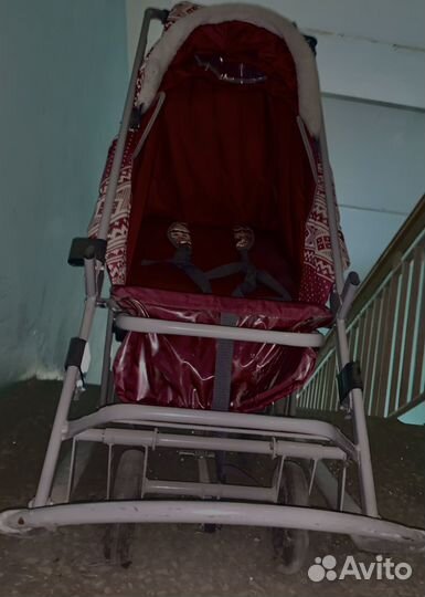 Детские санки коляска