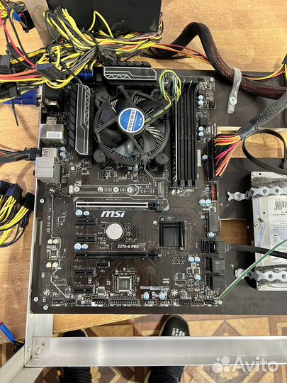 Готовая Тушка для майнинг фермы на 6 карт