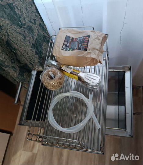 Коптильня горячего копчения из нержавейки