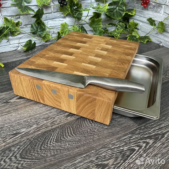 Доска разделочная торцевая