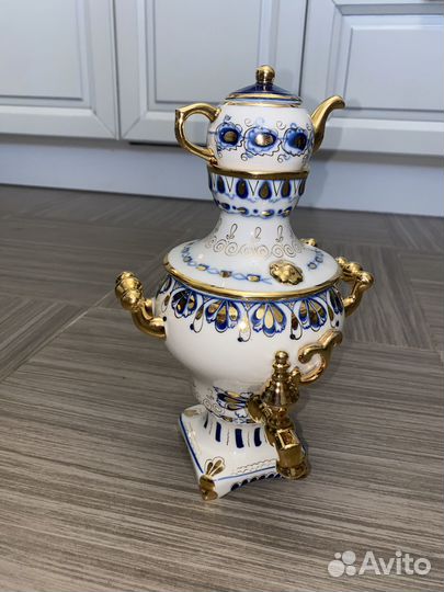 Самовар Гжель СССР