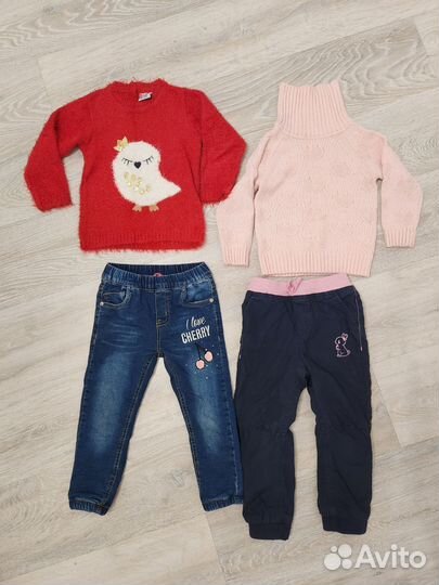 Вещи пакетом на девочку 3-4 года