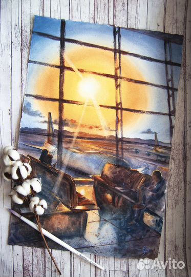 Картина акварелью 