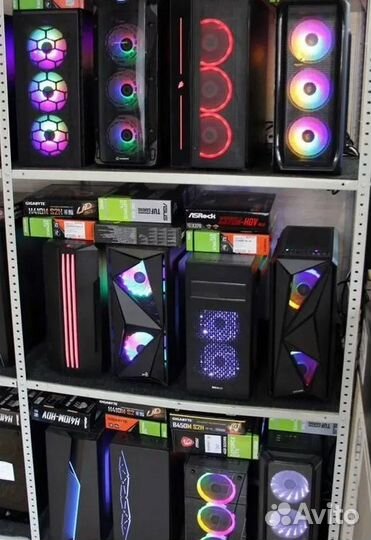 Игровые пк: Ryzen 5, i5-12400f; RTX 4060