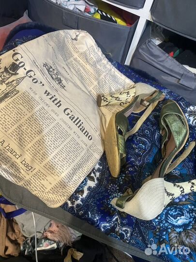 Босоножки galliano 38 размер