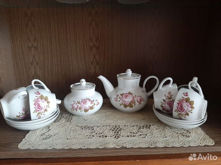 Чайный сервиз лфз СССР золотая лента