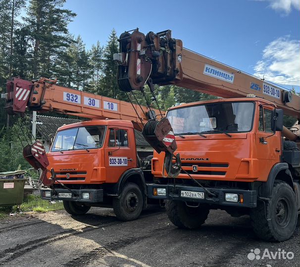 Аренда и услуги автокрана, 25 т, 28 м