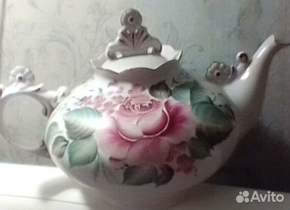Чайник доливной фарфоровый СССР