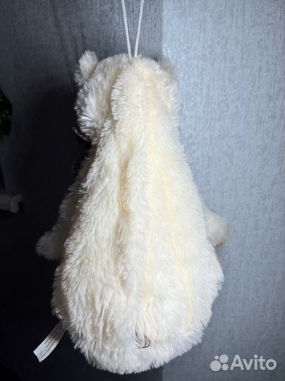 Плюшевый медведь, мешок для подарка