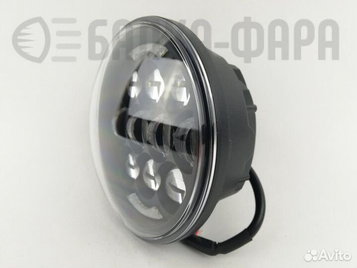 Фара светодиодная 5.75 дюймов черная