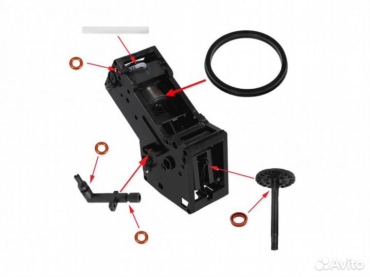 Ремкомплект заварочного узла кофемашины bosch