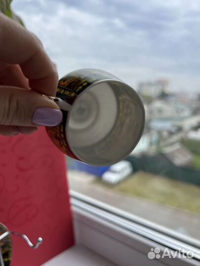 Фарфоровая кофейная пара