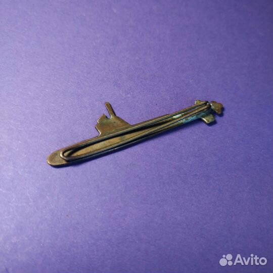Подводная Лодка вмф СССР 1960е Зажим для галстука