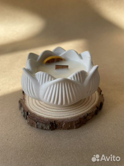 Свечи натуральные Лотос