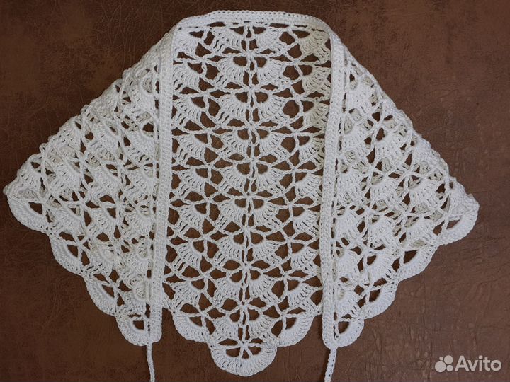 Вязаная косынка летняя