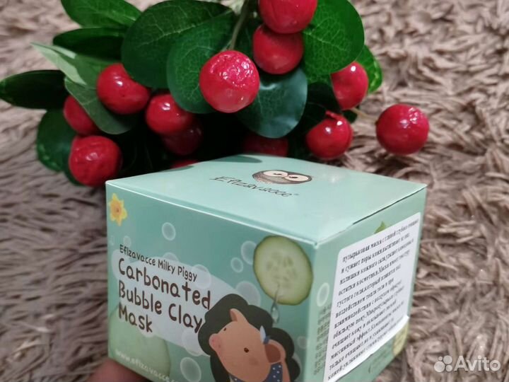 Маска для лица пузырьковая Хрюшка