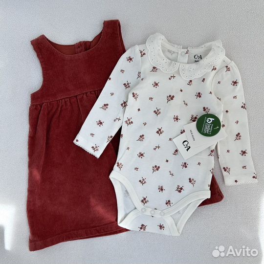 Комплект для девочки 74 C&A