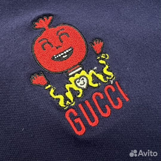 Футболка polo gucci мужская поло оптом