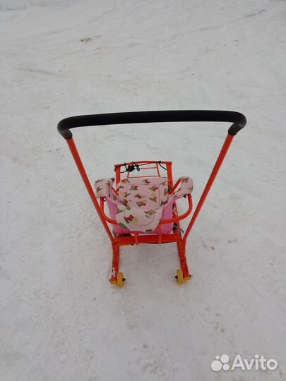 Детские санки на колесах бу