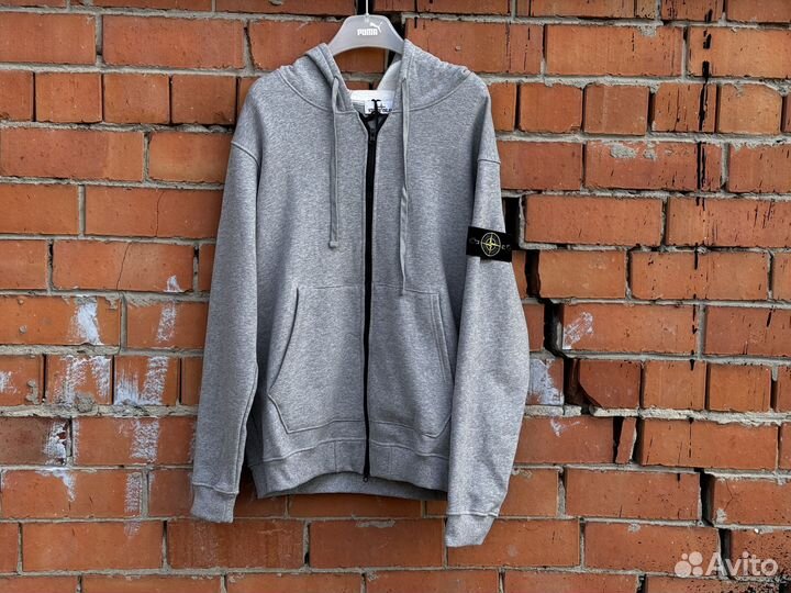 Зипка Stone Island Grey Hooded