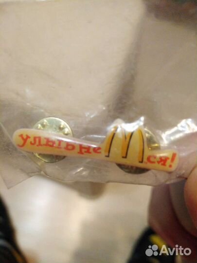 Значок макдональдс новый, уже раритет