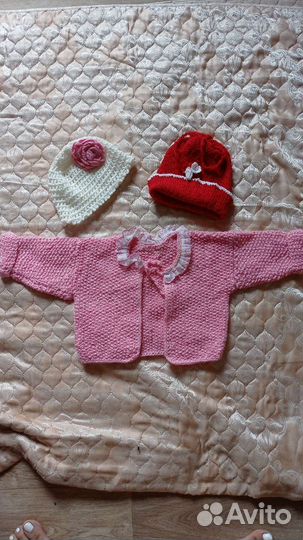 Детские вязанные вещи ручной работы