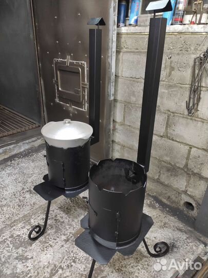 Печка под казан